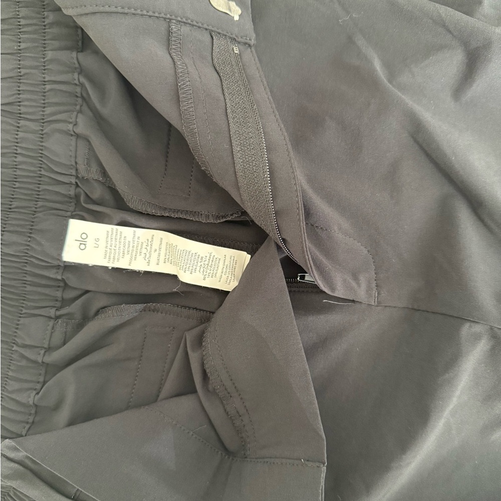 ALO Yoga Black Wide Leg Pants regular Large - Picture 3 of 4